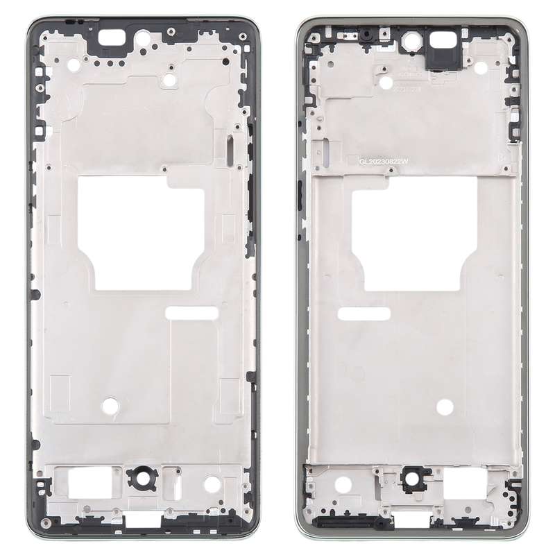 For Motorola Edge 40 Neo Original Front Housing LCD Frame Bezel Plate (Black)