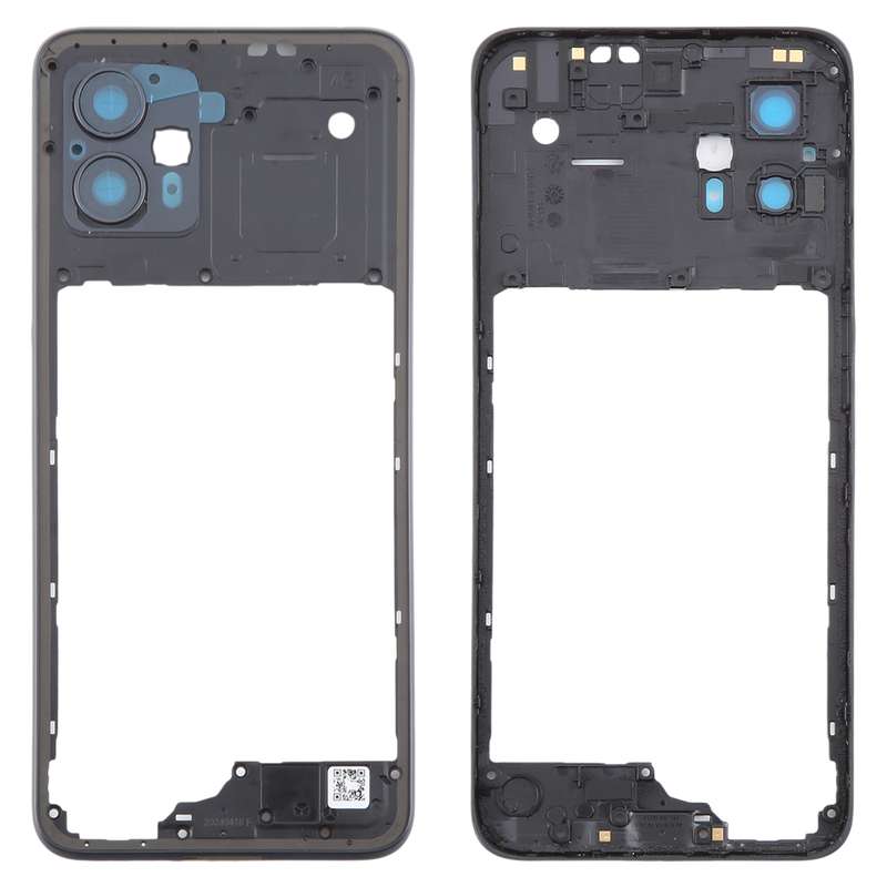 For Motorola Moto G13 Original Middle Frame Bezel Plate (Black)