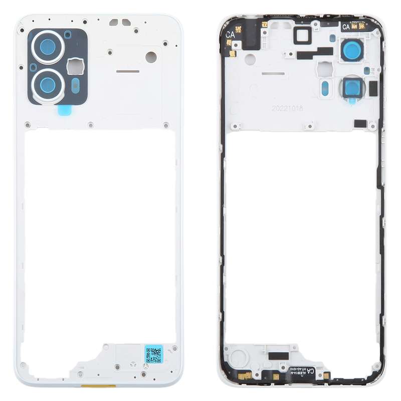 For Motorola Moto G23 Original Middle Frame Bezel Plate (Black)