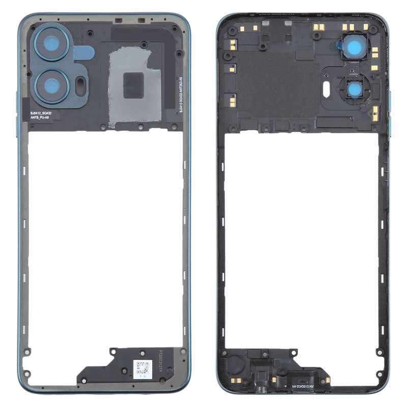 For Motorola Moto G34 Original Middle Frame Bezel Plate (Black)