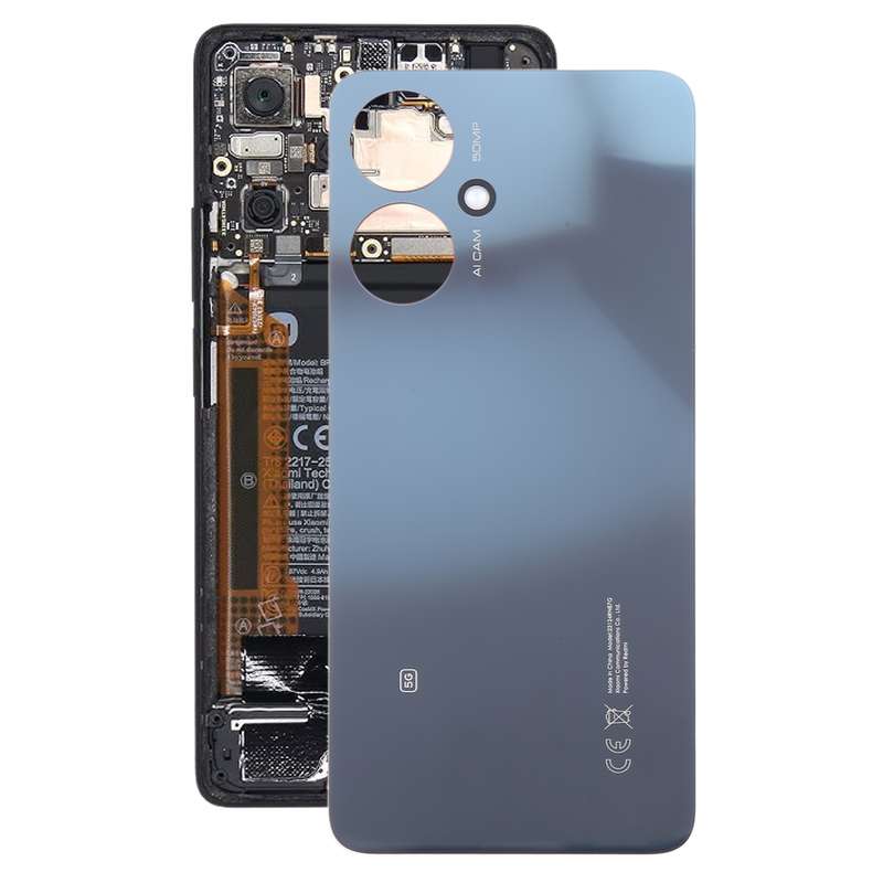 For Xiaomi Redmi 13C 5G Original Battery Back Cover(Black)