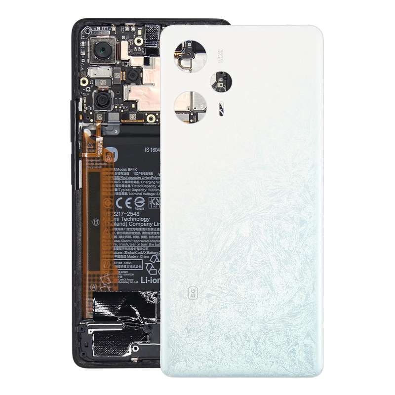 For Xiaomi Poco F5 Original Battery Back Cover(White)