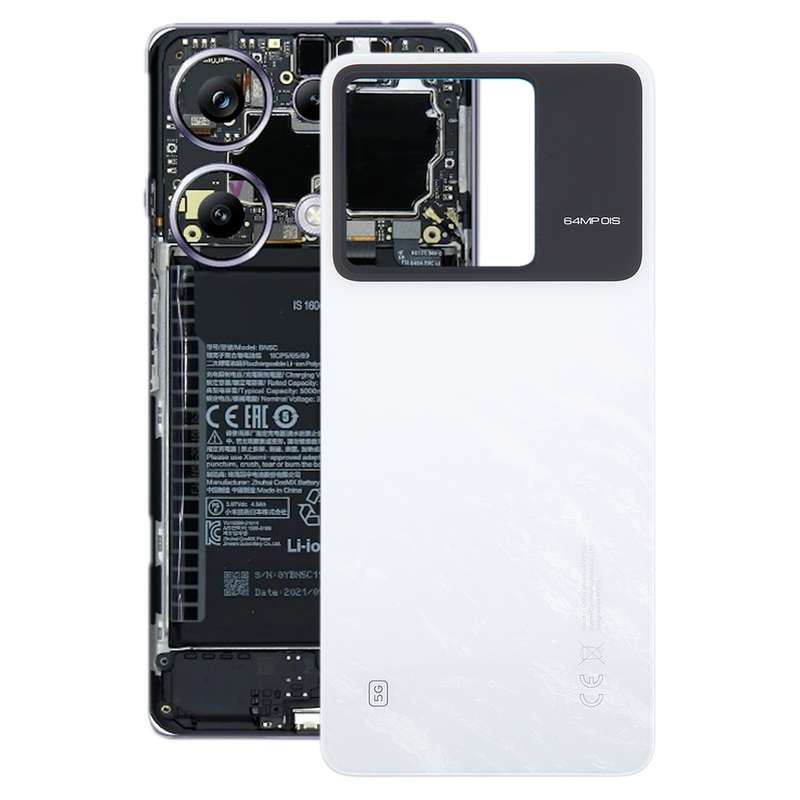 For Xiaomi Poco X6 5G Original Battery Back Cover(Black)
