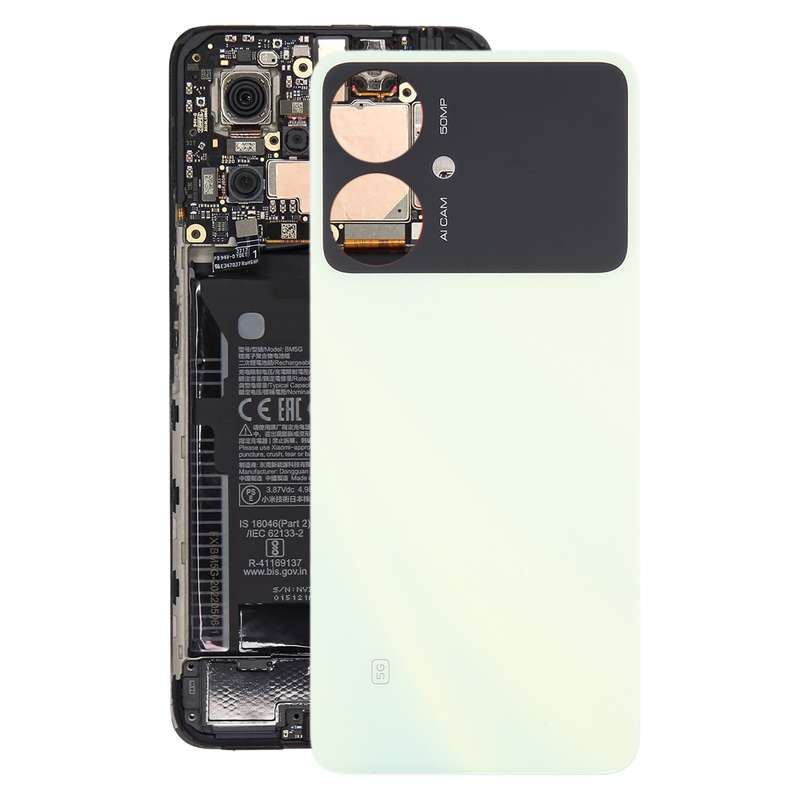 For Xiaomi Poco M6 5G Original Battery Back Cover(Black)