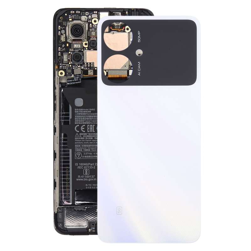 For Xiaomi Poco M6 5G Original Battery Back Cover(Black)