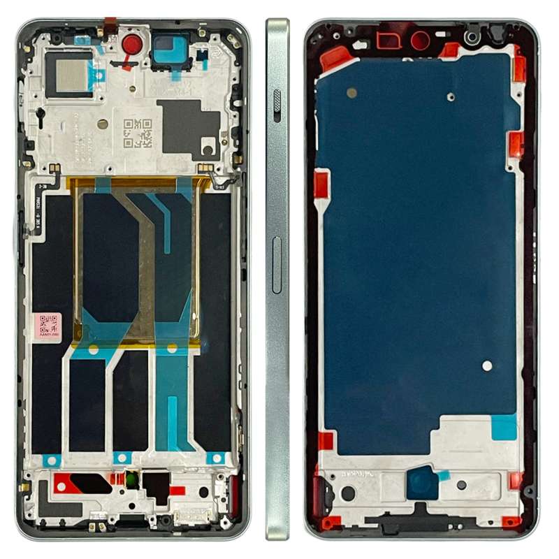 For OnepPlus Nord 3 CPH2491 CPH2493 Middle Frame Bezel Plate (Black)