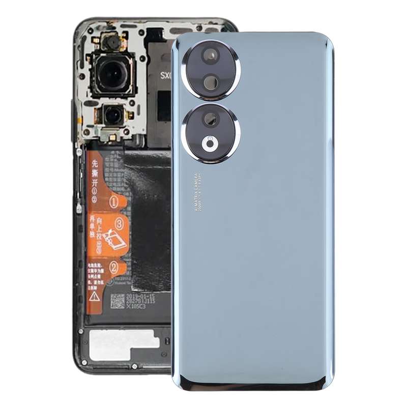 For Honor 90 Battery Back Cover with Camera Lens(White)
