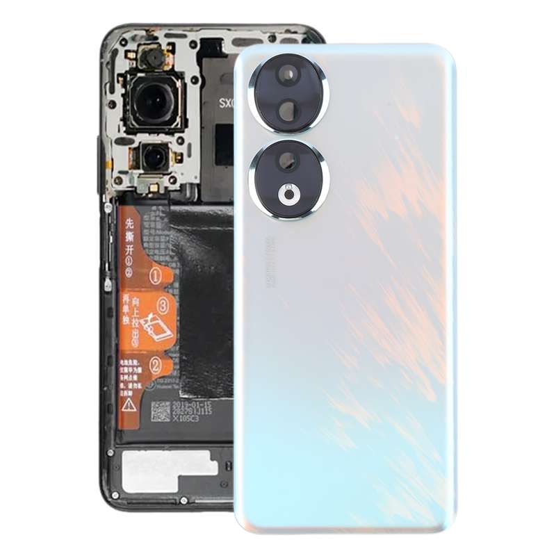 For Honor 90 Battery Back Cover with Camera Lens(White)