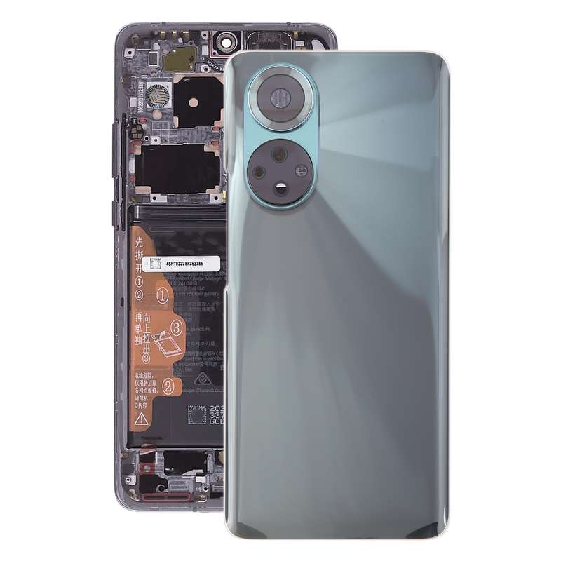 For Honor 50 Battery Back Cover with Camera Lens(Black)
