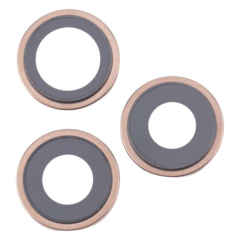For iPhone 16 Pro Max 3pcs/Set Camera Lens Cover (Black)