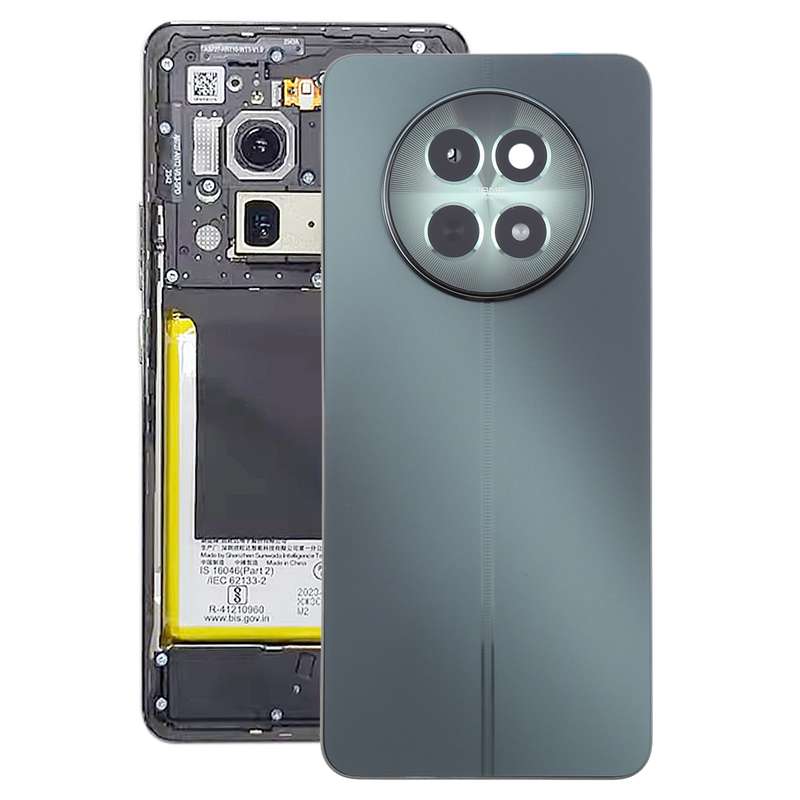 For Realme 12 5G Original Battery Back Cover with Middle Frame(Green)