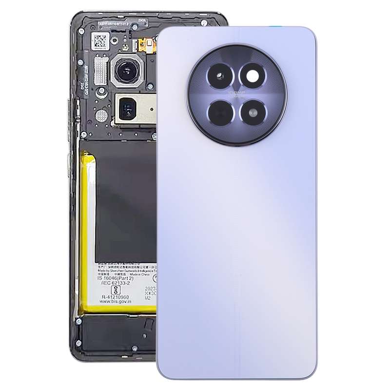 For Realme 12 5G Original Battery Back Cover with Middle Frame(Green)