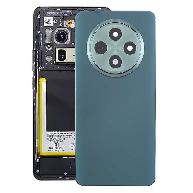For OPPO Reno12 F Original Battery Back Cover with Middle Frame(Orange)