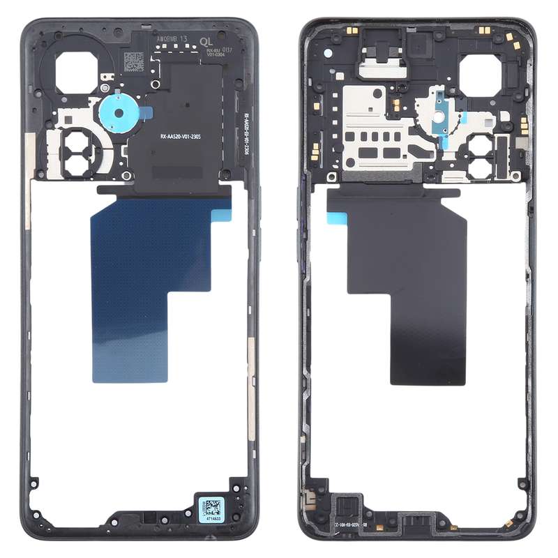 For OnePlus Nord CE 3 Lite Original Middle Frame Bezel Plate (Black)