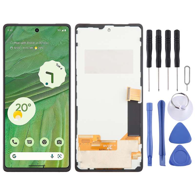 For Google Pixel 7 GVU6C GQML3 GO3Z5 TFT LCD Screen Digitizer Full Assembly, Not Supporting Fingerpr