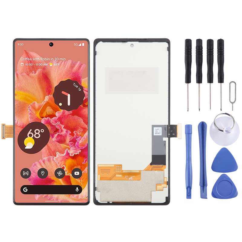 For Google Pixel 6 GB7N6 G9S9B16 G9S9B TFT LCD Screen Digitizer Full Assembly, Not Supporting Finger