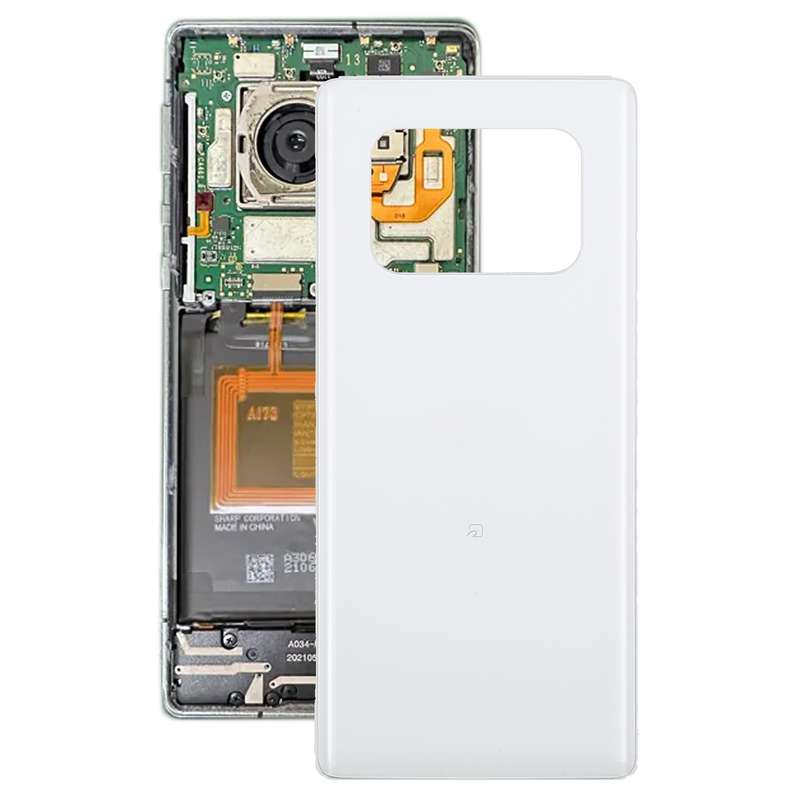For Sharp Aquos R6 Original Battery Back Cover(Black)
