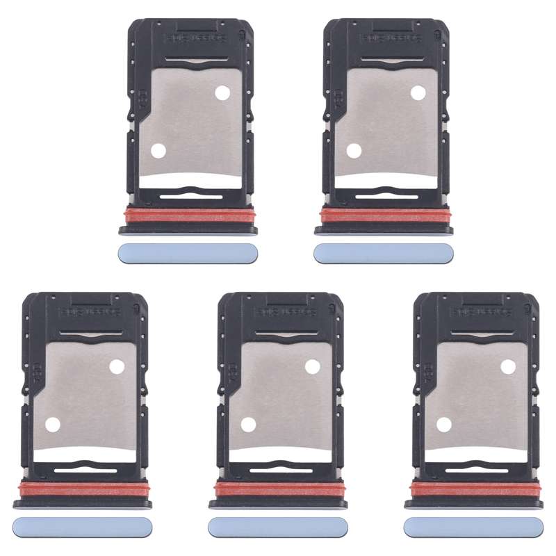 For Infinix Note 30 5G X6711 5pcs SIM Card Tray + SIM Card Tray + Micro SD Card Tray (Gold)