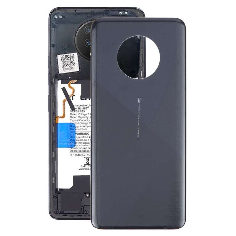 For Infinix Note 7 X690 Original Battery Back Cover(Black)