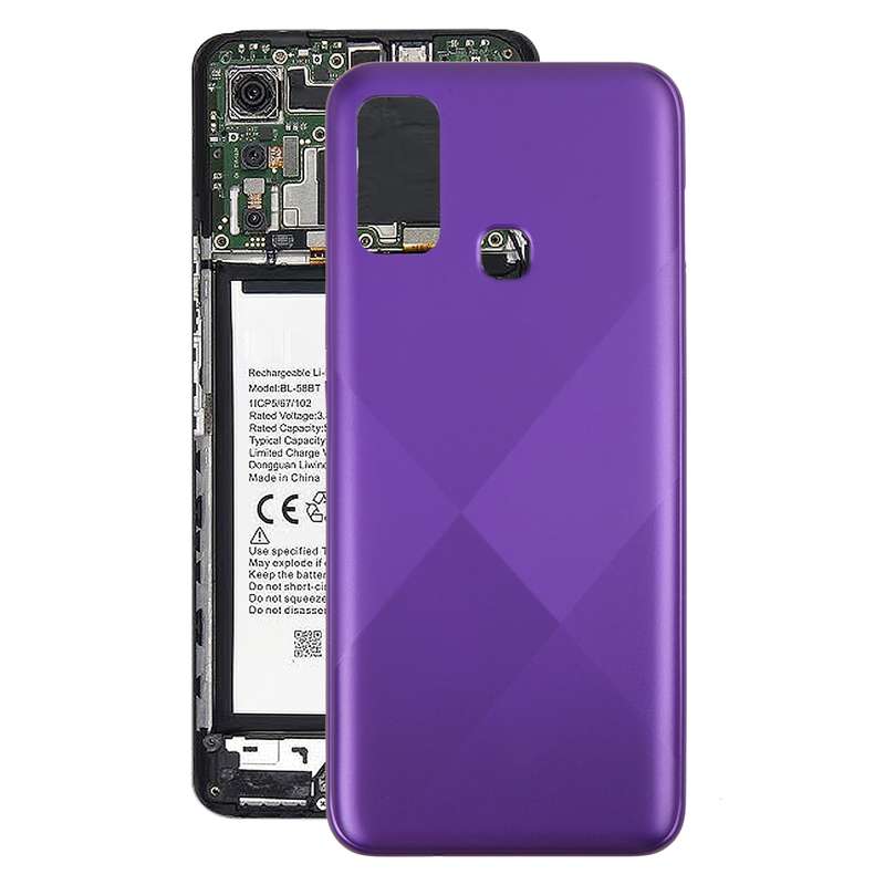 For Infinix Hot 9 Play X680 Original Battery Back Cover(Black)