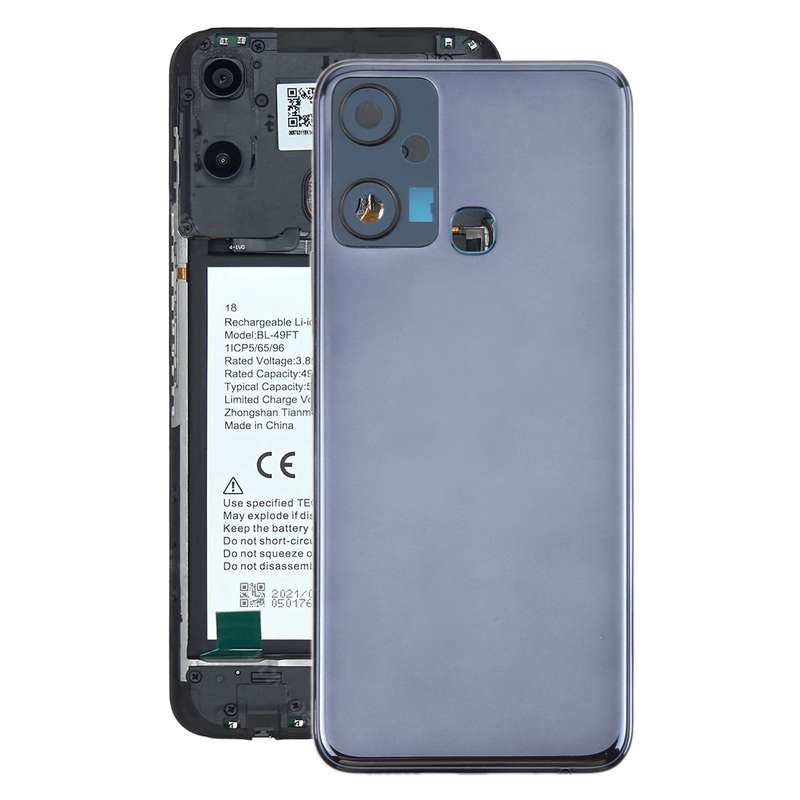 For Infinix Smart 6 Plus India X6823 Original Battery Back Cover(Black)