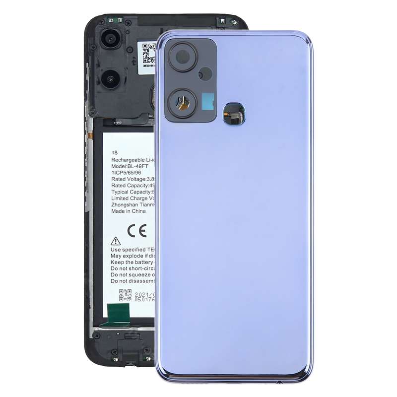 For Infinix Smart 6 Plus India X6823 Original Battery Back Cover(Black)
