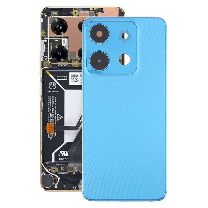 For Infinix Smart 7 X6515 Original Battery Back Cover(Black)