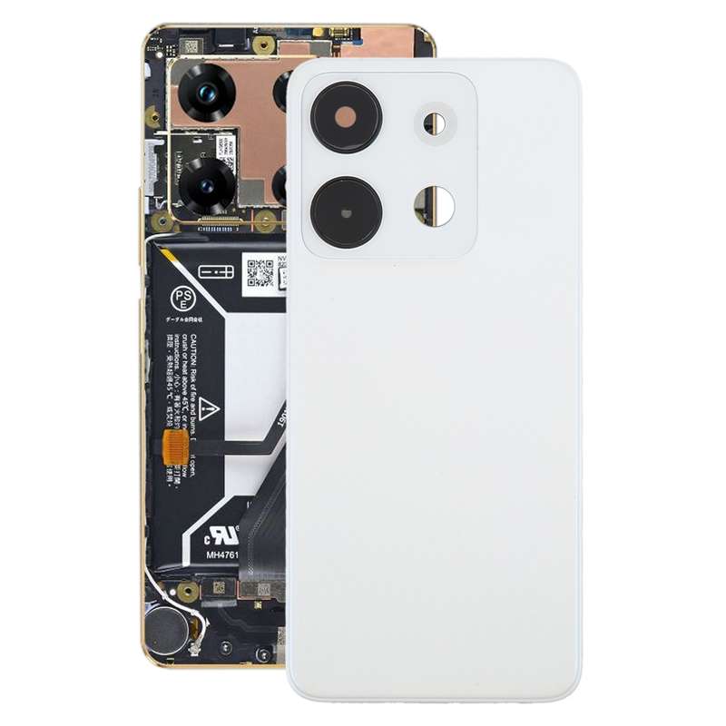For Infinix Smart 7 X6515 Original Battery Back Cover(Black)