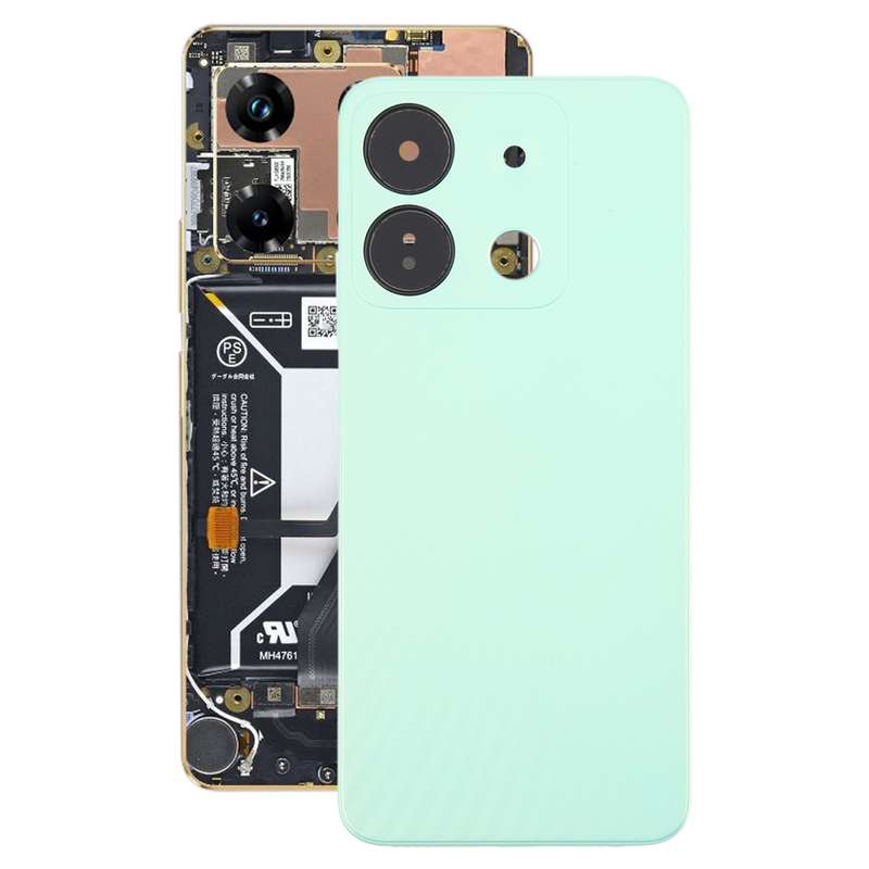 For Infinix Smart 7 HD X6516 Original Battery Back Cover(Black)
