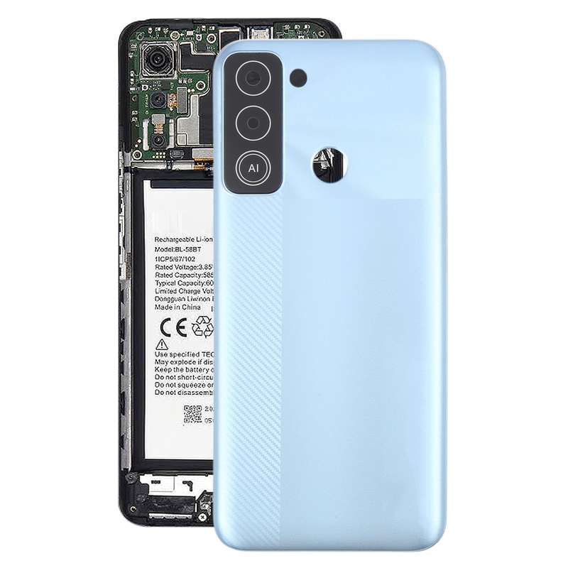 For Tecno Pop 5 LTE Original Battery Back Cover(Black)