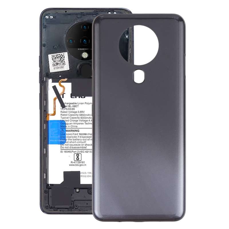 For Tecno Spark 6 Original Battery Back Cover(Red)