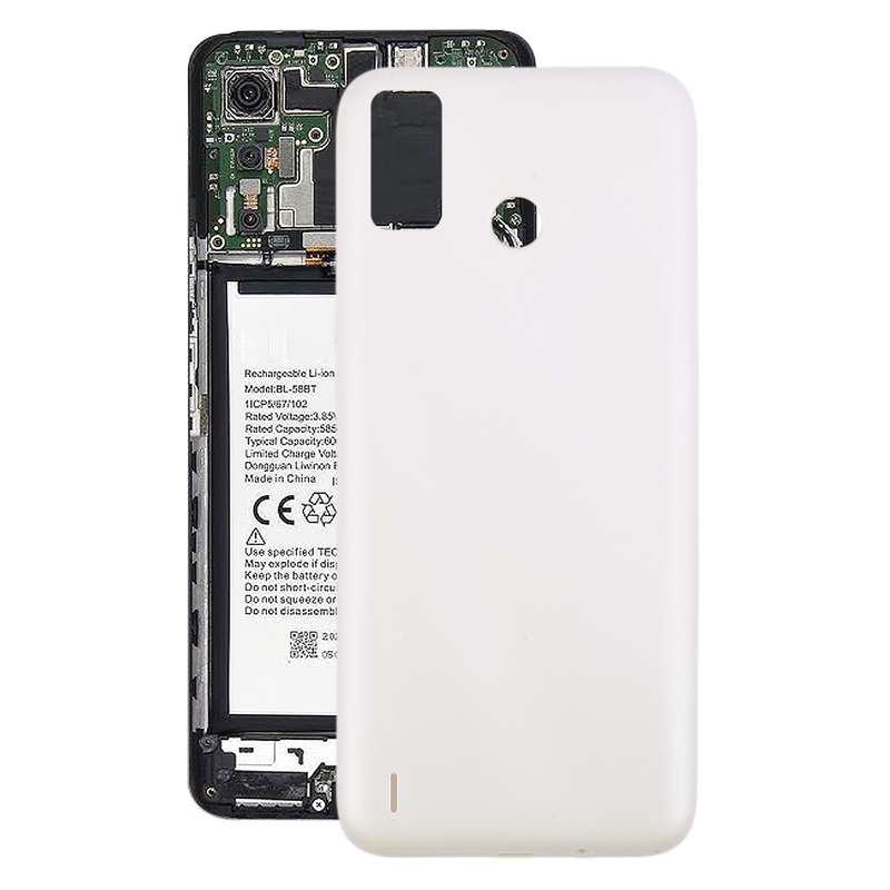 For Tecno Spark 6 Go Original Battery Back Cover(Black)