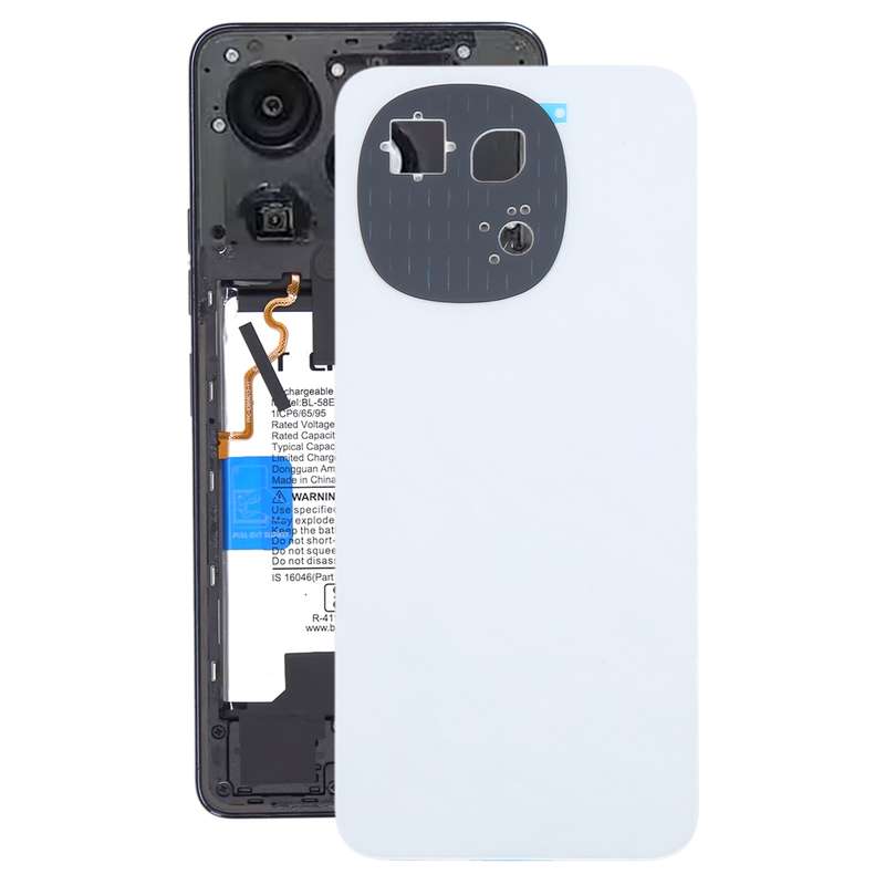 For Tecno Spark Go 1 Original Battery Back Cover(Black)