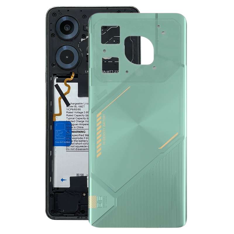 For Tecno Pova 6 Neo 4G Original Battery Back Cover(Silver)