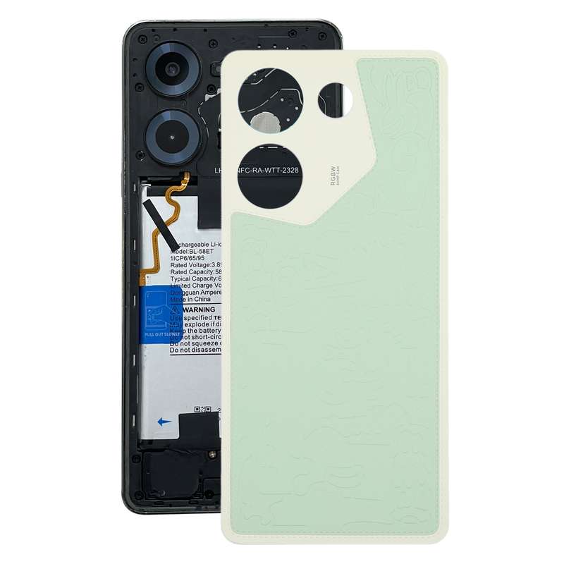 For OnePlus 13 CPH2655 CPH2653 PJZ110 Middle Frame Bezel Plate (Black)
