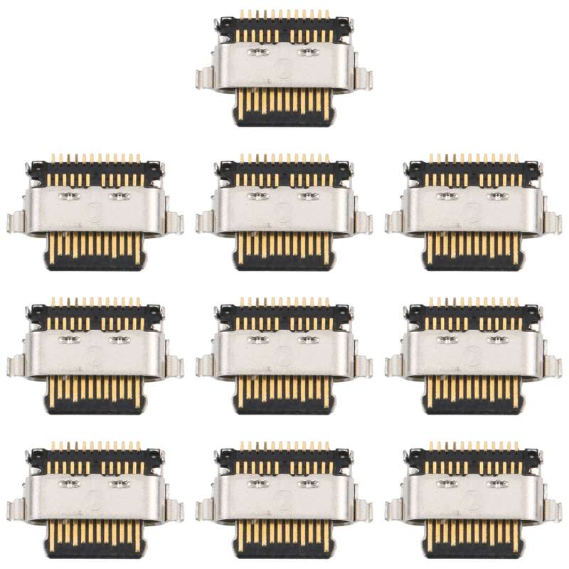 For Motorola Moto G60 / G60s 10pcs Charging Port Connector