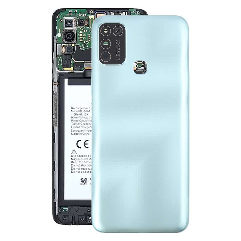 For Infinix Smart 5 India X688C Original Battery Back Cover(Black)