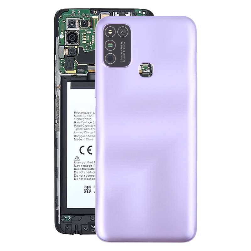 For Infinix Smart 5 India X688C Original Battery Back Cover(Black)