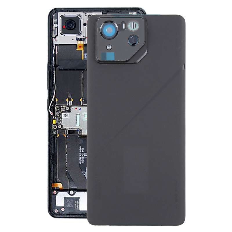 For Asus ROG Phone 8 Pro AI2401 AI2401_A Global Original Glass Battery Back Cover with Camera Frame(