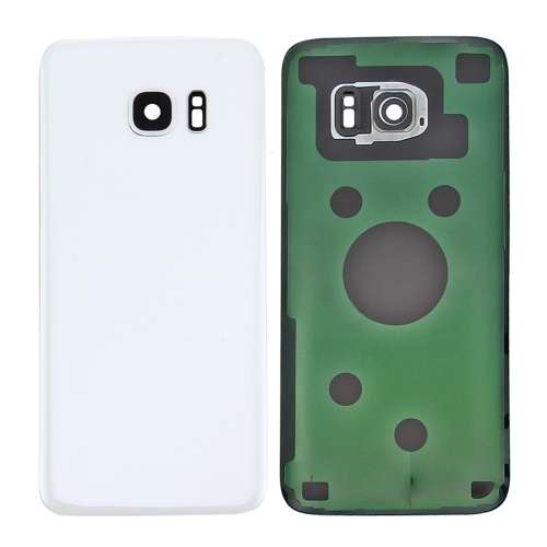 For Samsung Galaxy S7 SM-G930F Battery Back Cover with Camera Lens Cover(Black)