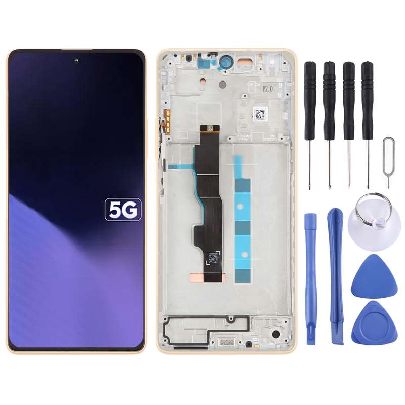 For Xiaomi Poco X6 Neo Original LCD Screen Digitizer Full Assembly with Frame (Black)