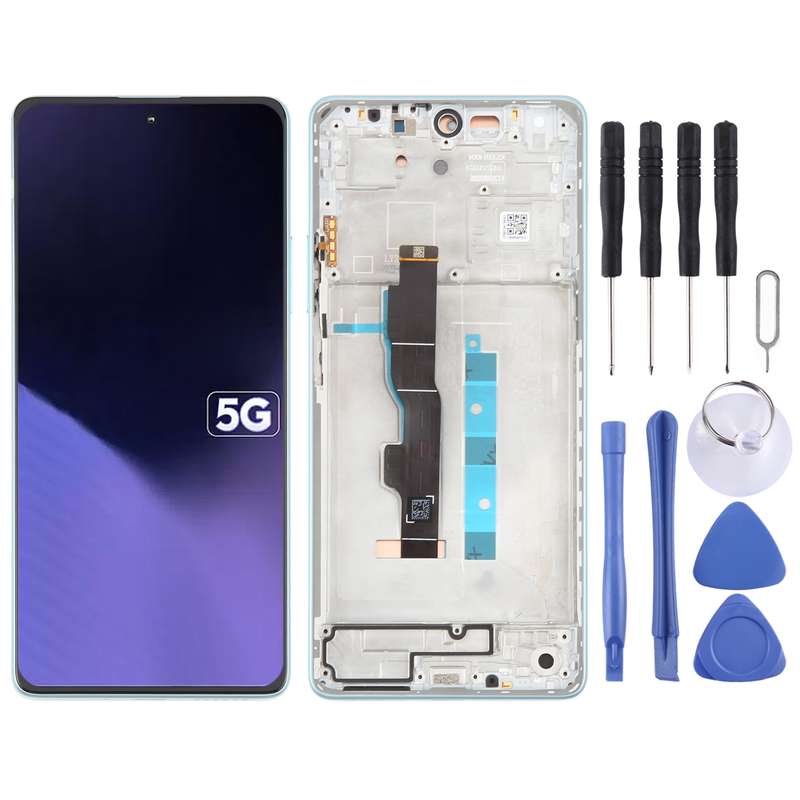 For Xiaomi Poco X6 Neo Original LCD Screen Digitizer Full Assembly with Frame (Black)