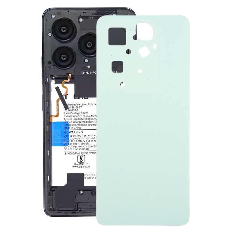 For Infinix Hot 40 Pro X6837 Original Battery Back Cover(Green)