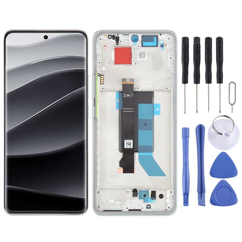 For Xiaomi Redmi Note 14 Pro 5G Original LCD Screen Digitizer Full Assembly with Frame (Black)