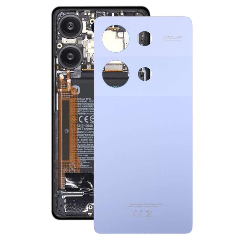 For Xiaomi Redmi Note 13 Pro 4G OEM Battery Back Cover(Black)