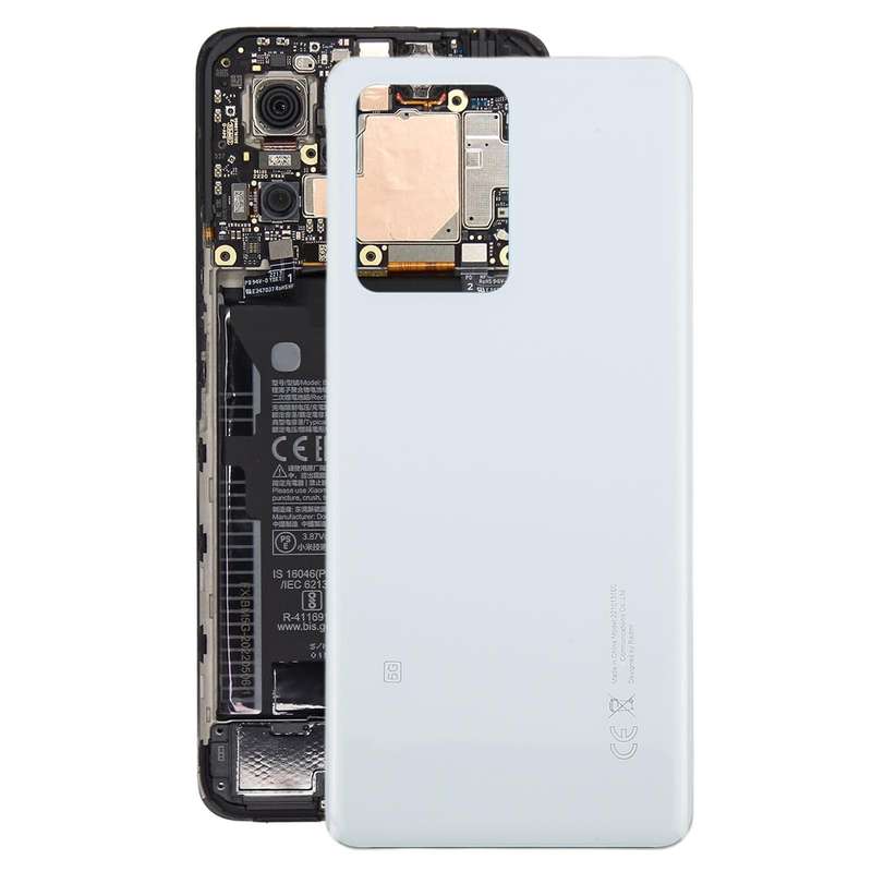 For Xiaomi Redmi Note 12 Pro+ 5G OEM Battery Back Cover(Black)