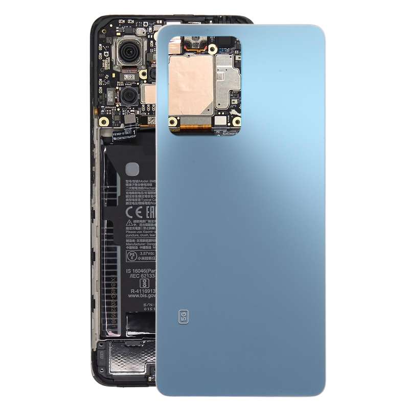 For Xiaomi Redmi Note 12 Pro 5G OEM Battery Back Cover(Black)