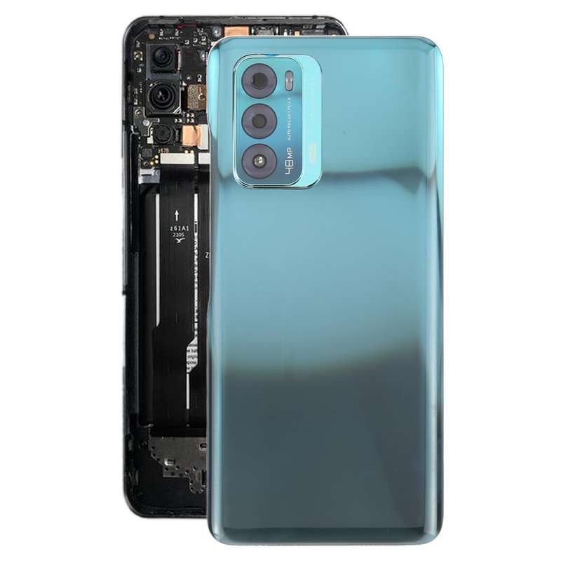 For ZTE Blade V40 Battery Back Cover with Adhesive / Camera Lens Cover(Black)
