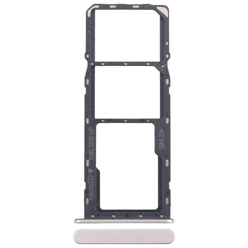 For Nokia C32 Original SIM Card Tray + SIM Card Tray + Micro SD Card Tray (Black)