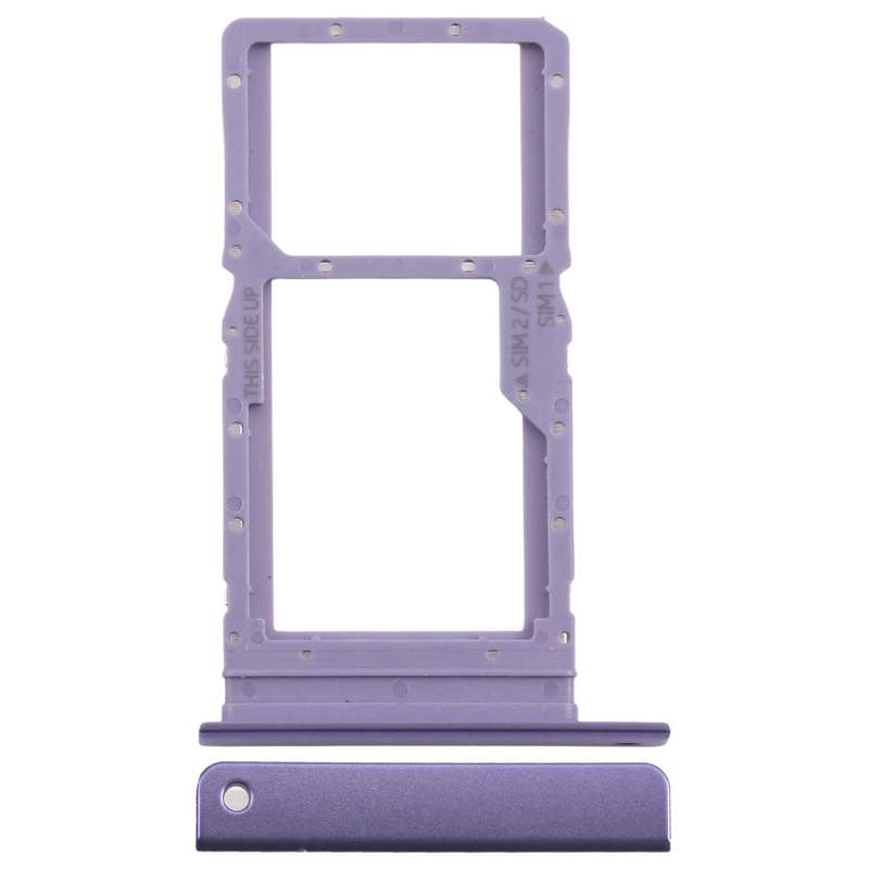 For Nokia G42 Original SIM Card Tray + SIM Card Tray / Micro SD Card Tray (Purple)